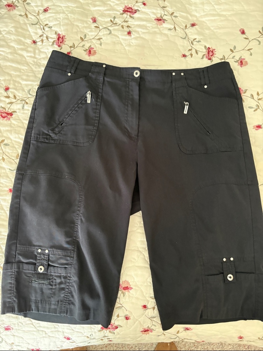 jamie sadock Black Athletic Golf Shorts